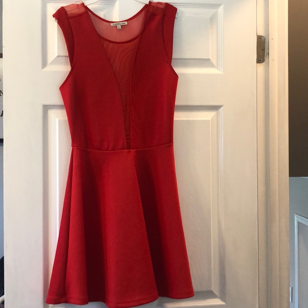 Red dress